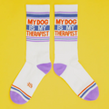 My Dog is My Therapist Socks