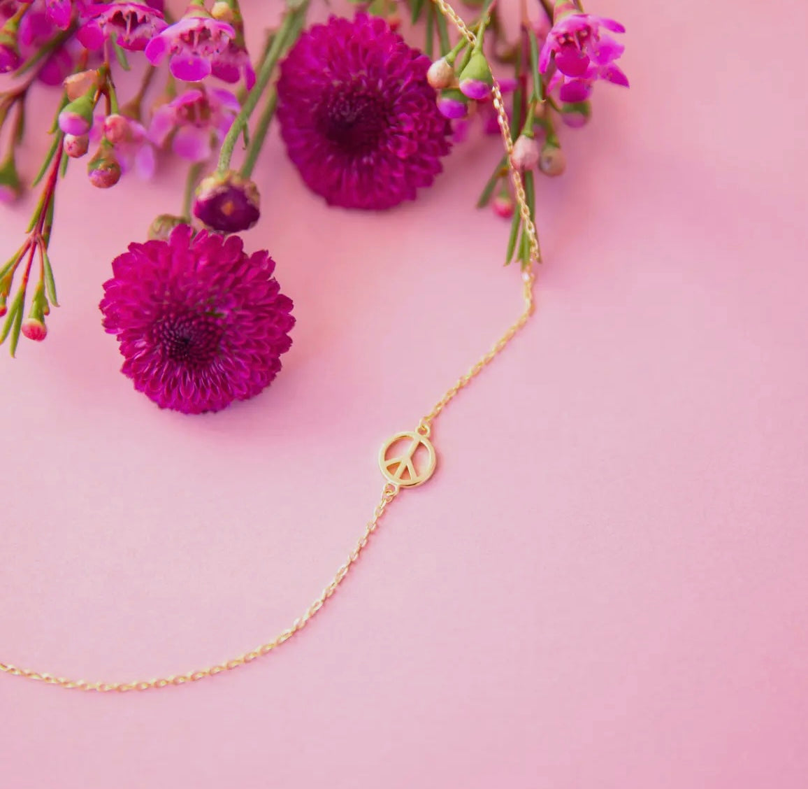 Peace Sign Necklace☮️