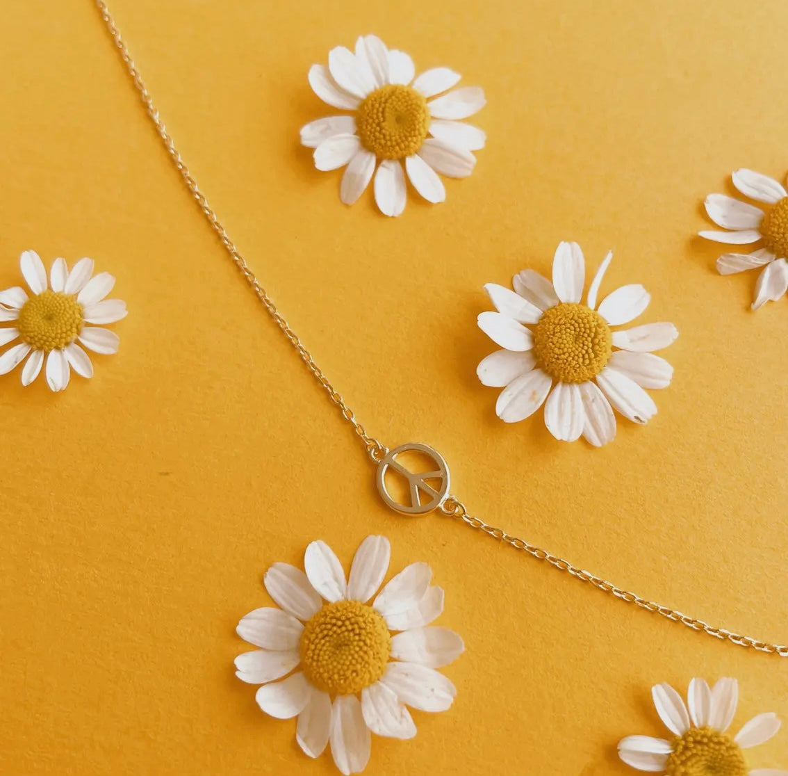 Peace Sign Necklace☮️