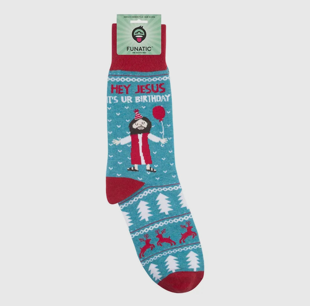Happy Birthday Jesus!  Socks