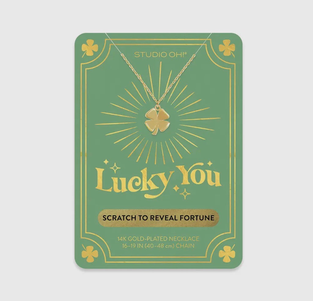 Lucky You Four-Leaf Clover Necklace
