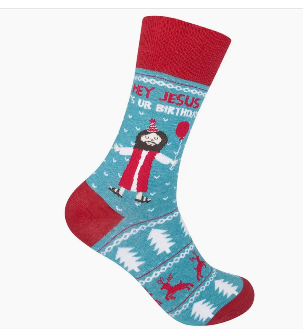 Happy Birthday Jesus!  Socks