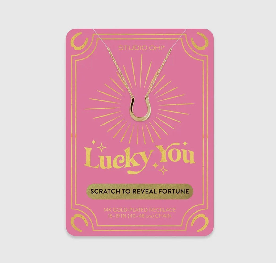 Lucky You Horseshoe Necklace