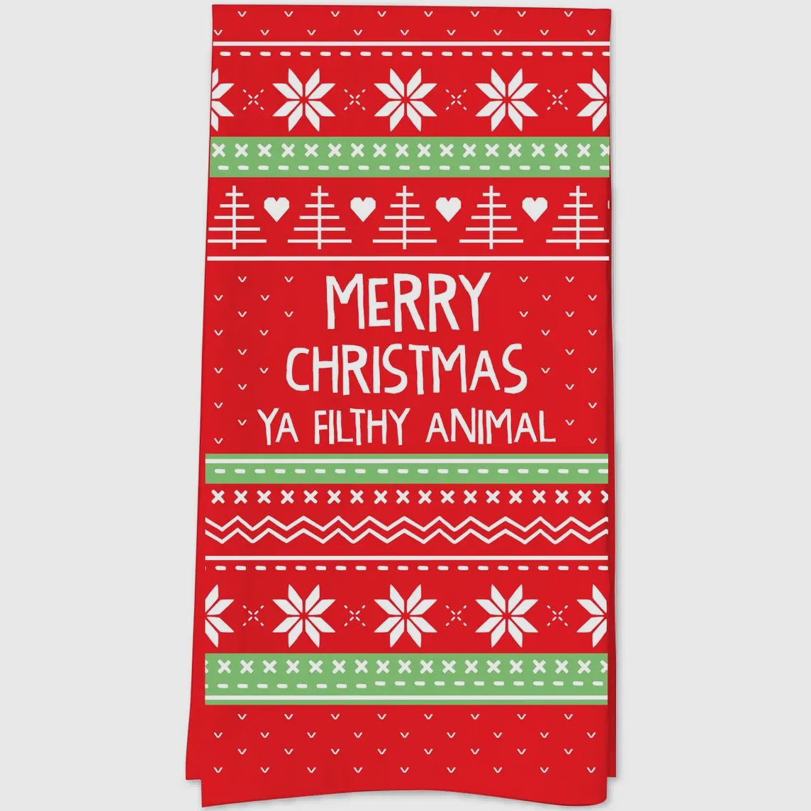 Merry Christmas Tea Towel