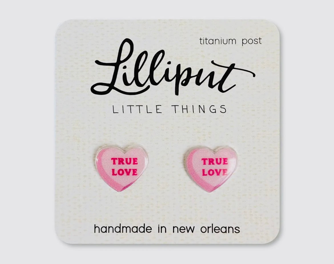 Conversation Heart Earrings