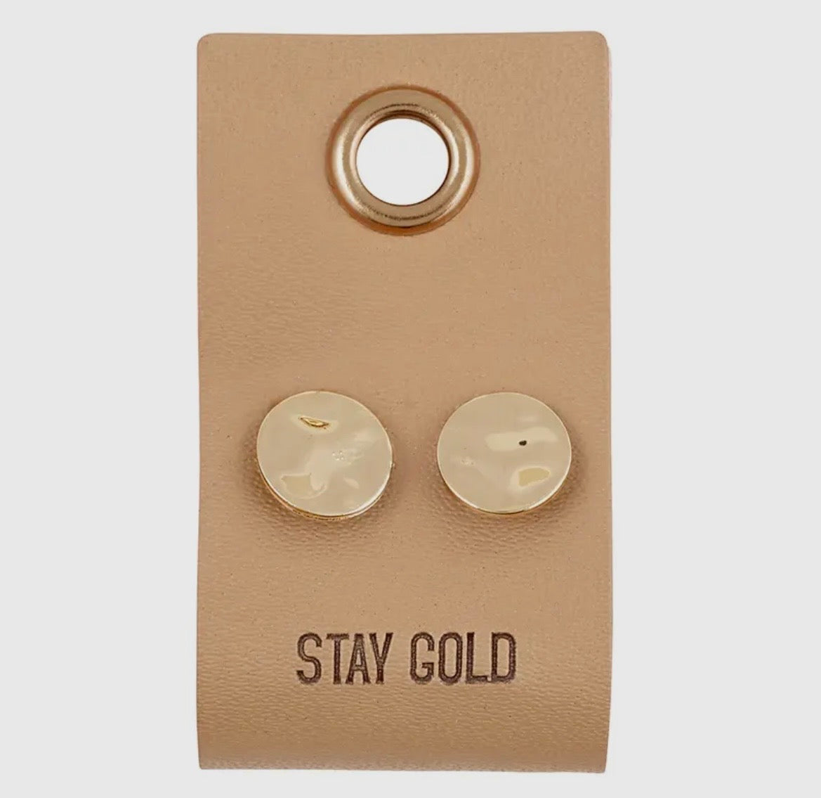 Stay Gold Studs